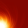 Abstract glow Twist with fire flow. EPS 8