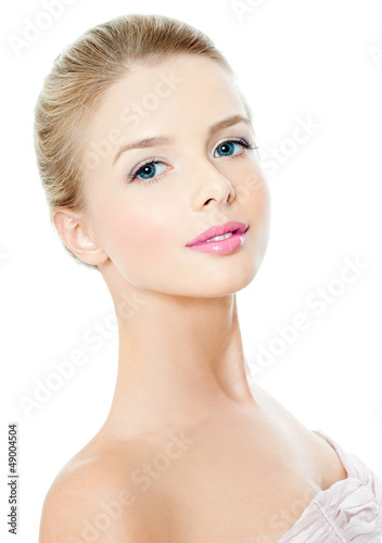Photo: Beautiful Girl face. Perfect skin Beautiful Girl face. Perfect skin