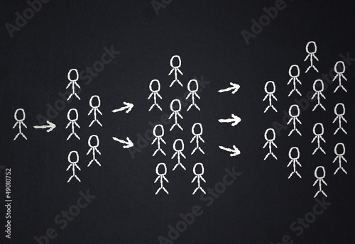 Illustration: Social Media Network Social Media Network