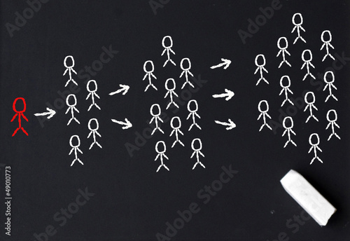 Illustration: Social Media Network Social Media Network