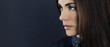 Glamour portrait of beautiful woman