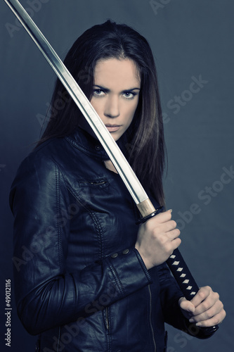Photo: Girl with Katana Girl with Katana