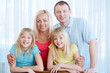Cheerful family