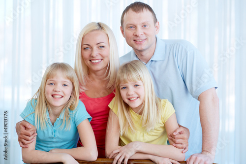Photo: Cheerful family Cheerful family