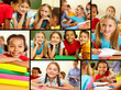 Classmates in school