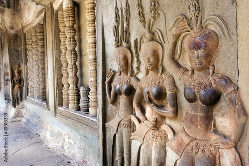 Photo: Aspara nymph carving Aspara nymph carving