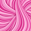 Pink hair waves abstract background