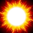 Vector: Abstract background with fire Abstract background with fire
