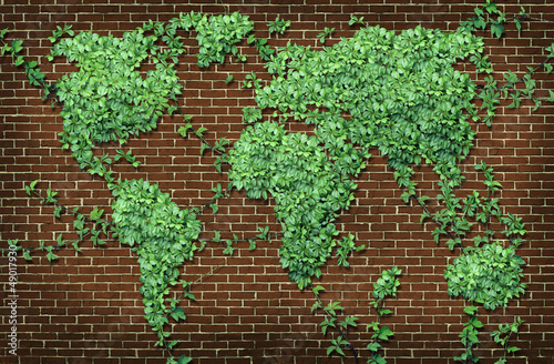 Illustration: Global Leaf Map Global Leaf Map