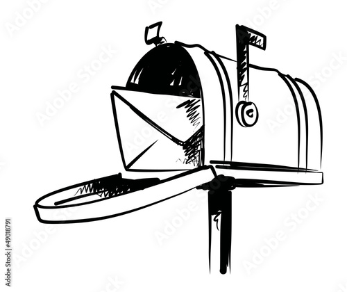 Vector: illustration of mailbox illustration of mailbox