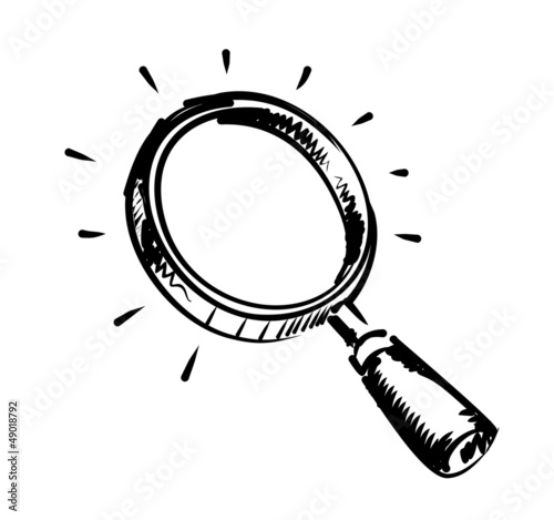 Vector: magnifying glass magnifying glass