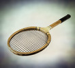 retro tennis racket