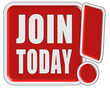 !-Schild rot quad JOIN TODAY