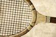 old tennis racket
