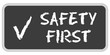 CB-Sticker TF eckig oc SAFETY FIRST