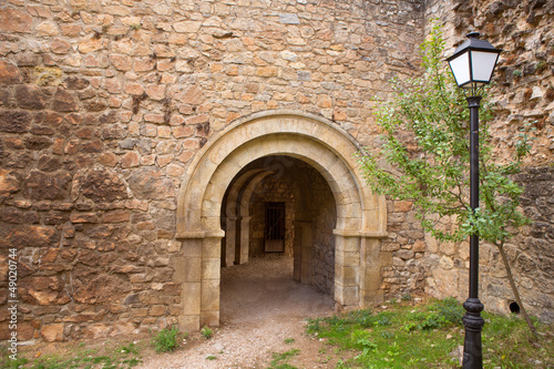 Photo: Canete Cuenca puerta San Bartolome stone fort Spain Canete Cuenca puerta San Bartolome stone fort Spain
