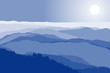 mountain crests