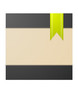 Vector abstract textured background with green bookmark
