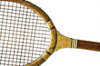 retro wood tennis racquet
