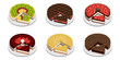Tartas de diferentes sabores