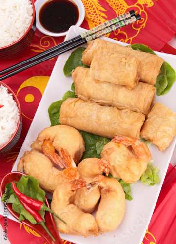 Photo: assortment of asia food assortment of asia food