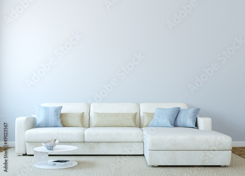 Illustration: Modern living-room Modern living-room
