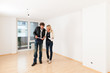 Photo: Young couple looking for real estate Young couple looking for real estate