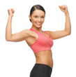 beautiful sporty woman