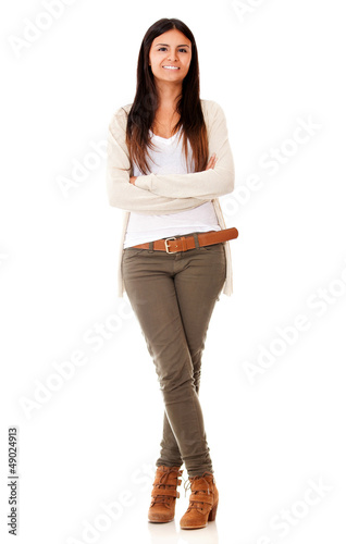Photo: Casual woman smiling Casual woman smiling