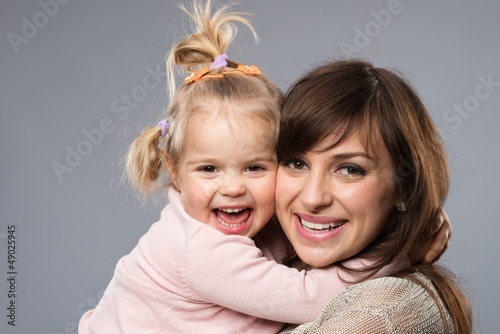 Photo: Happy mother and daughter Happy mother and daughter