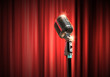 audio microphone retro style