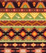 Seamless colorful aztec pattern with birds and arrow