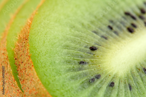 Photo: Sliced Kiwi Fruit Close-Up Sliced Kiwi Fruit Close-Up