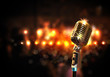 audio microphone retro style