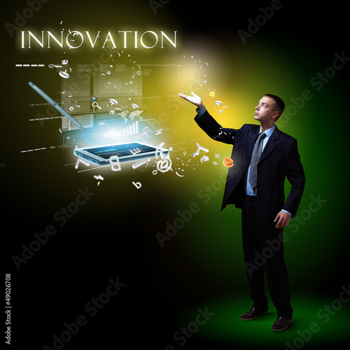 Photo: Modern technology in business Modern technology in business