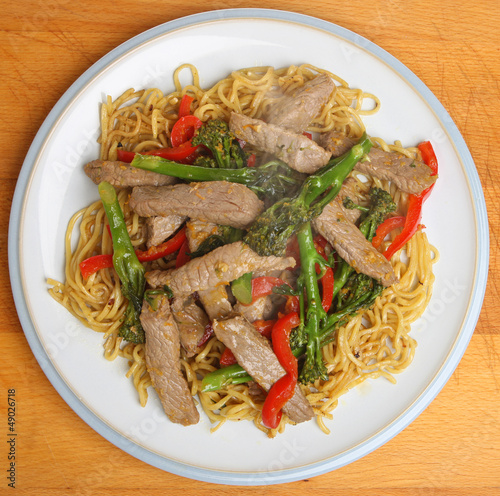 Photo: Thai Beef with Broccoli and Noodles Thai Beef with Broccoli and Noodles