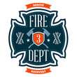 Fire department emblem