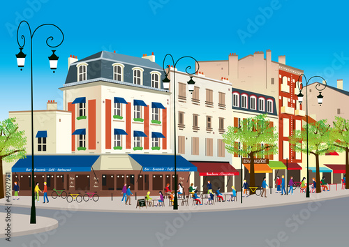 Illustration: La grande rue La grande rue