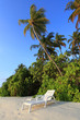 Strand auf der Malediveninsel Biyadoo