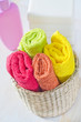 color towels