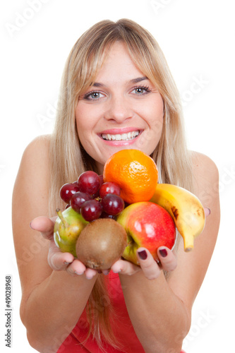 Photo: woman fruit diet woman fruit diet