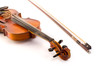 retro violin vintage  on white
