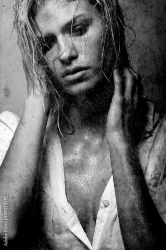 Photo: wet blonde wet blonde