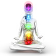 Illustration: Chakra Meditation. Chakra Meditation.