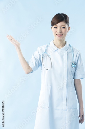 Photo: 看護師・ブルーバック 看護師・ブルーバック
