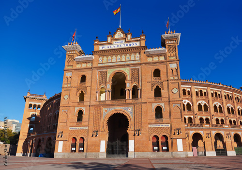 Photo: Bullfighting corrida arena in Madrid Spain Bullfighting corrida arena in Madrid Spain