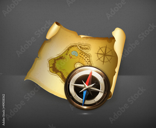 Vector: Old map Old map