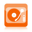 Vinyl player audio icon