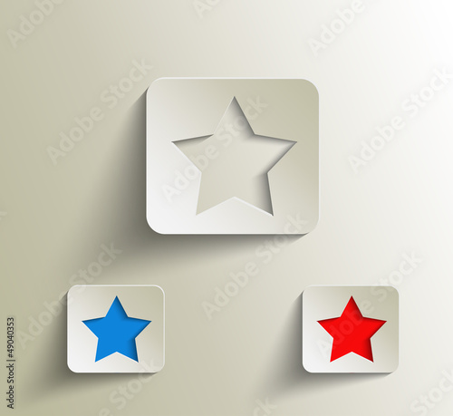 Vector: vector peel off star, eps 10 vector peel off star, eps 10