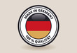 Made in Germany Quality Label / Badge / Sticker